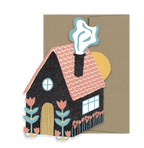 Folk Home Die Cut Card