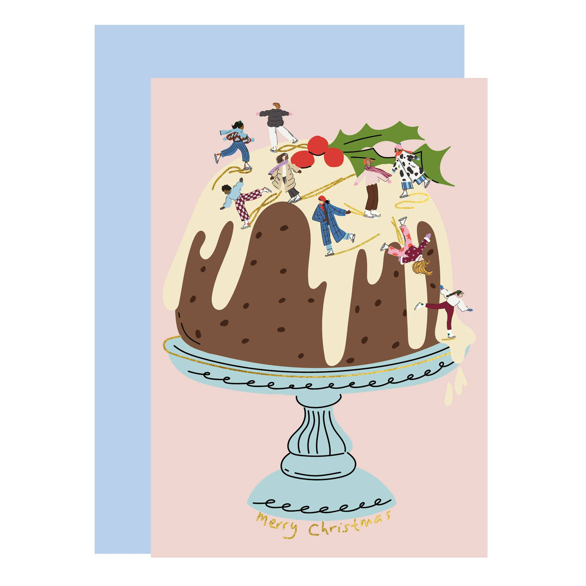 Christmas Pud Christmas Card