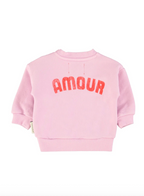 Lilac Sweatshirt Red Heart