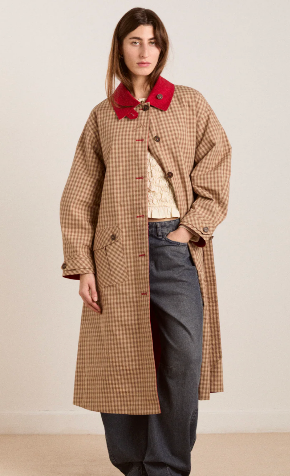 Anja Reversible Trench Coat