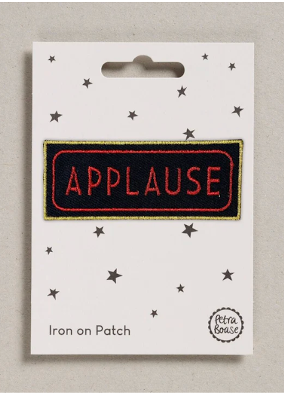 Applause Iron on Patch