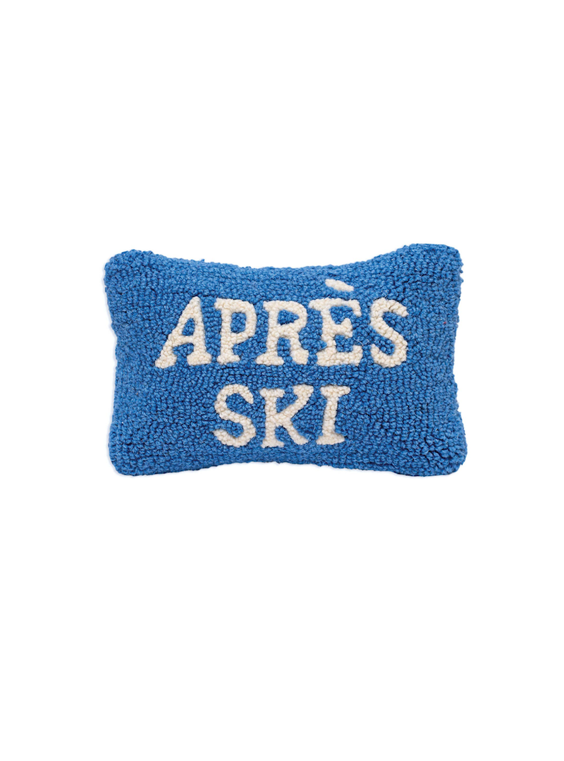 Apres Ski Hooked Wool Pillow