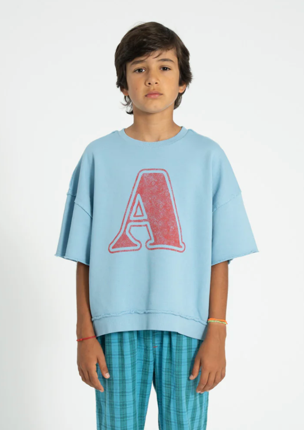 'A' Short sleeve Sweatshirt