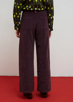 Aubergine Velvet Trousers