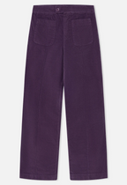 Aubergine Velvet Trousers