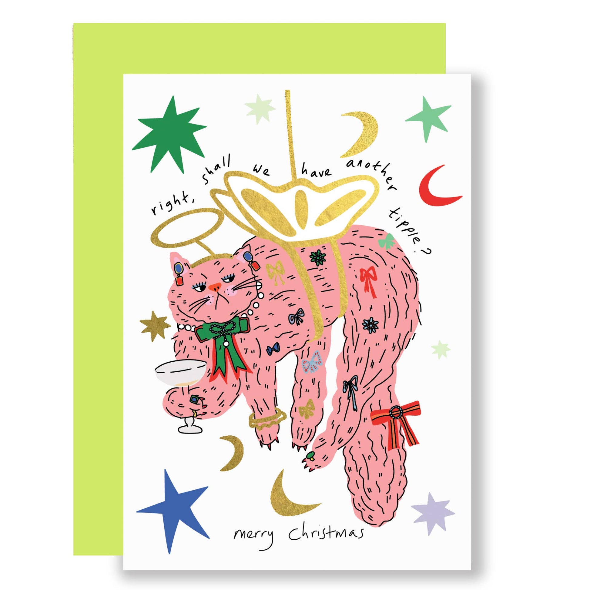 Christmas Tipple Christmas Card