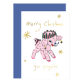 Psycho Christmas lamb, Christmas card 2026