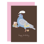 Pigeon Greeting Card
