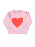 Lilac Sweatshirt Red Heart