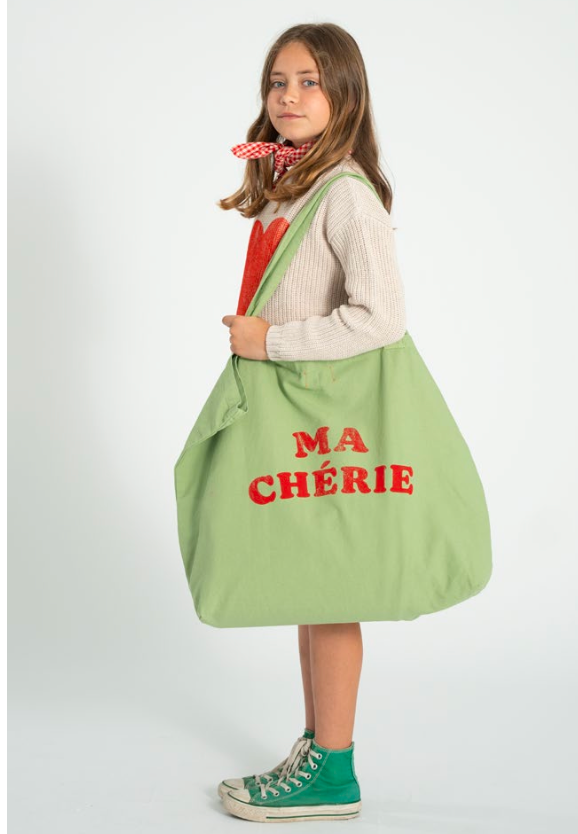 Green Cherry Tote Bag