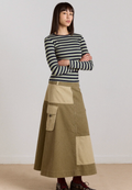 Marcelle Barn Midi Skirt