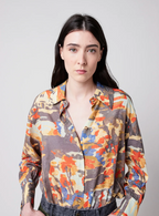 Cottage House Print Shirt