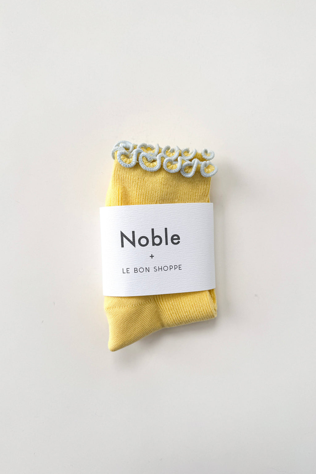Petite Ruffled Socks BUTTER / BABY BLUE