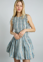 Load image into Gallery viewer, Becca Bubble Mini Dress
