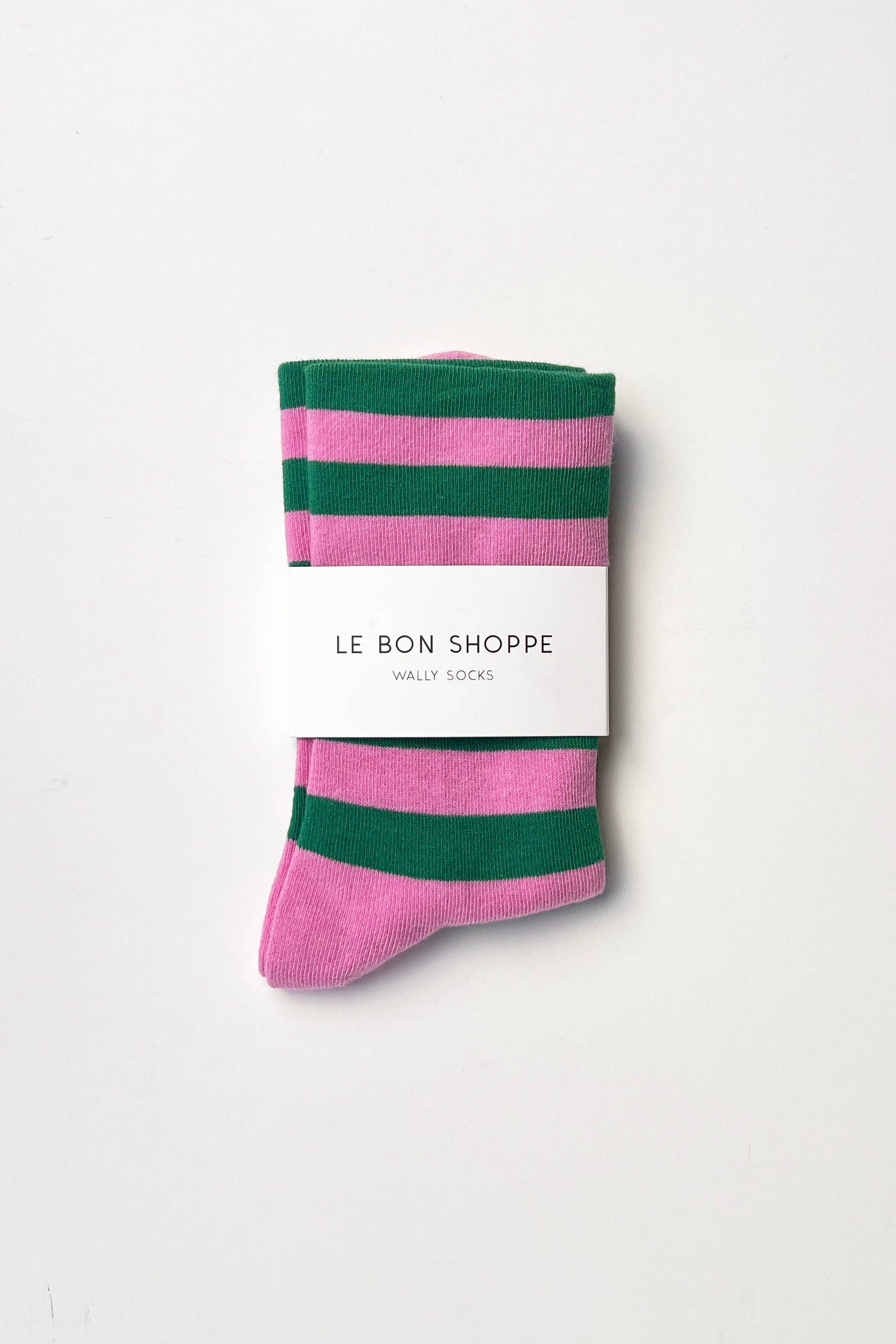 Wide Wally Socks (wholesale): WIDE/ PINK GREEN