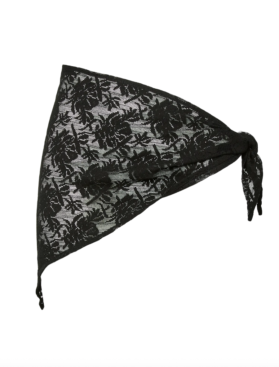 Black Lace Scarf