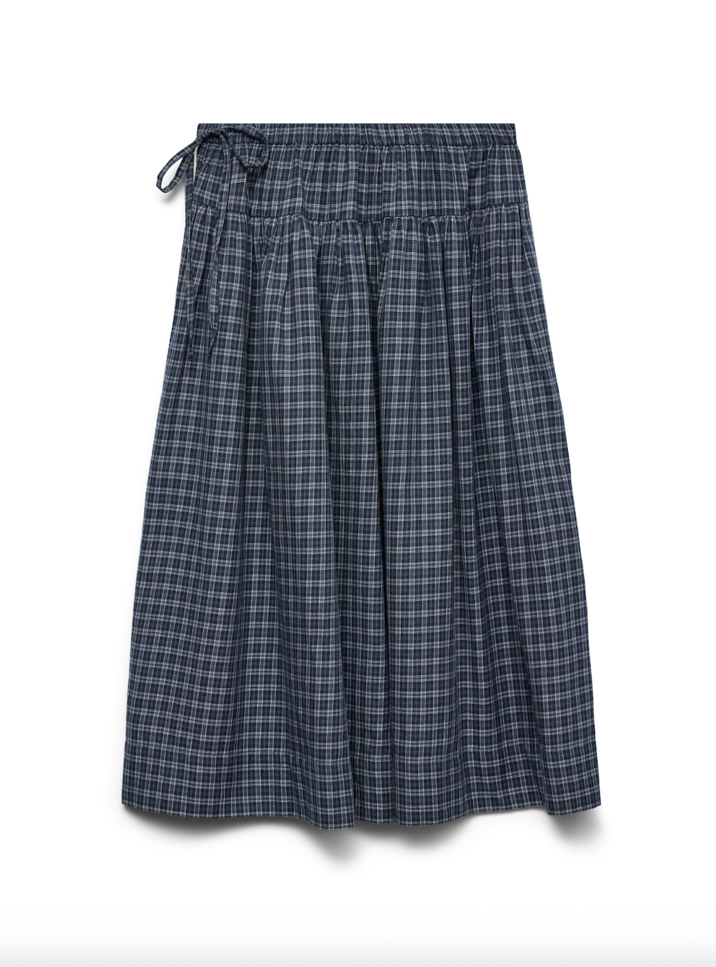 Blues Cotton Check Skirt