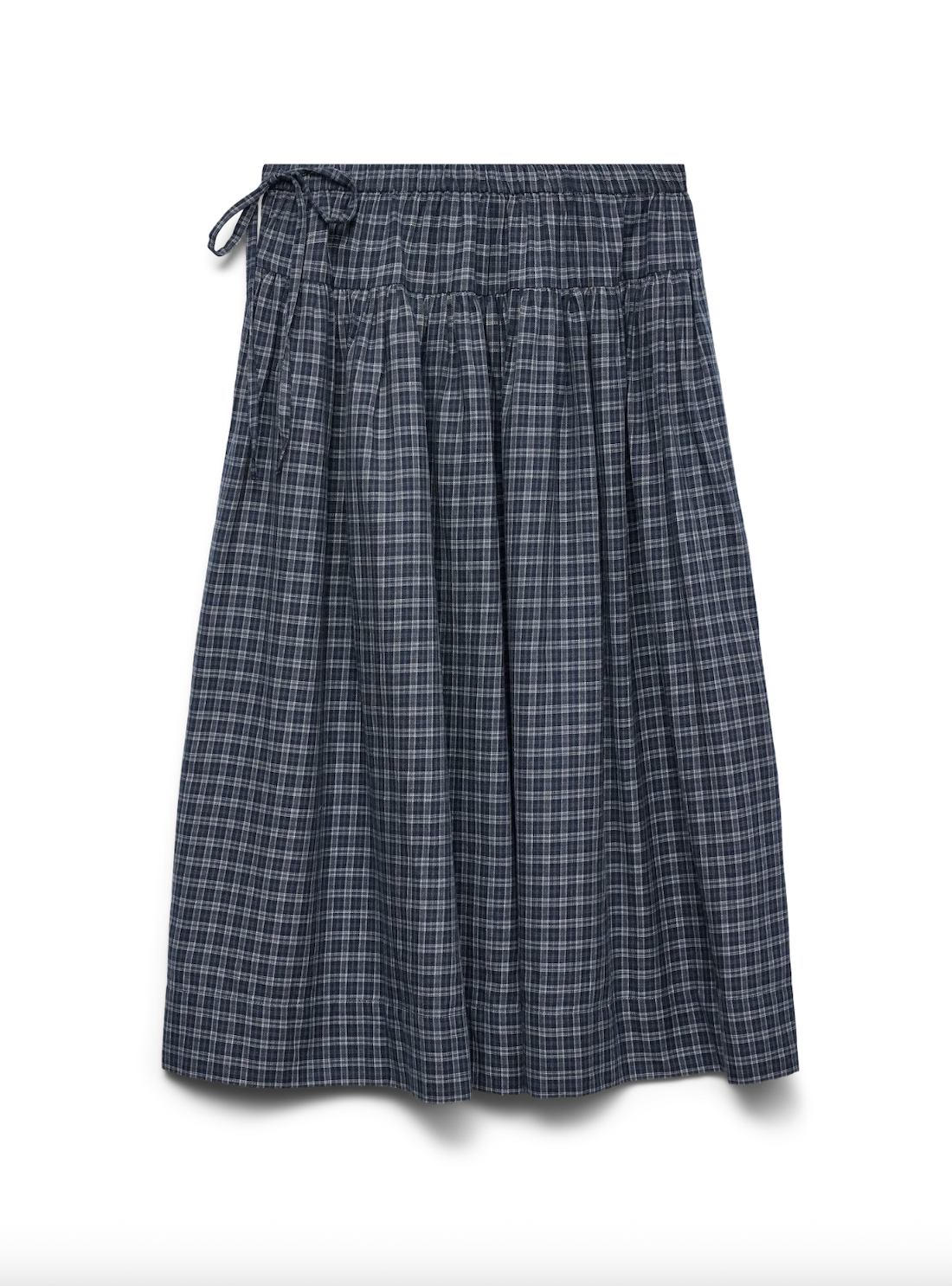 Blues Cotton Check Skirt