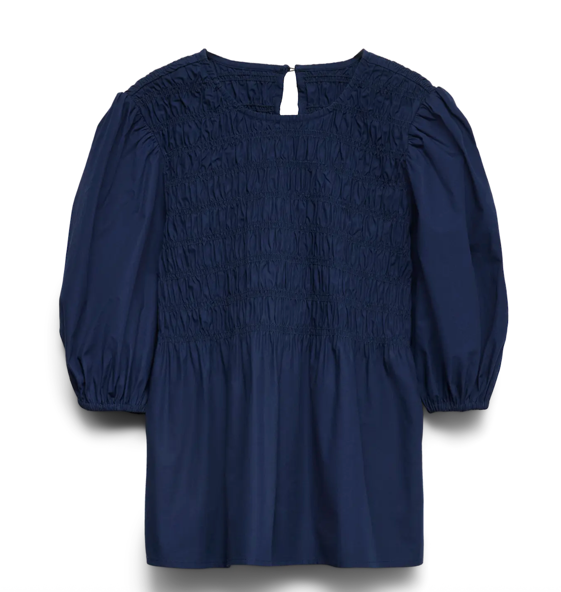 Ruched Cotton Top