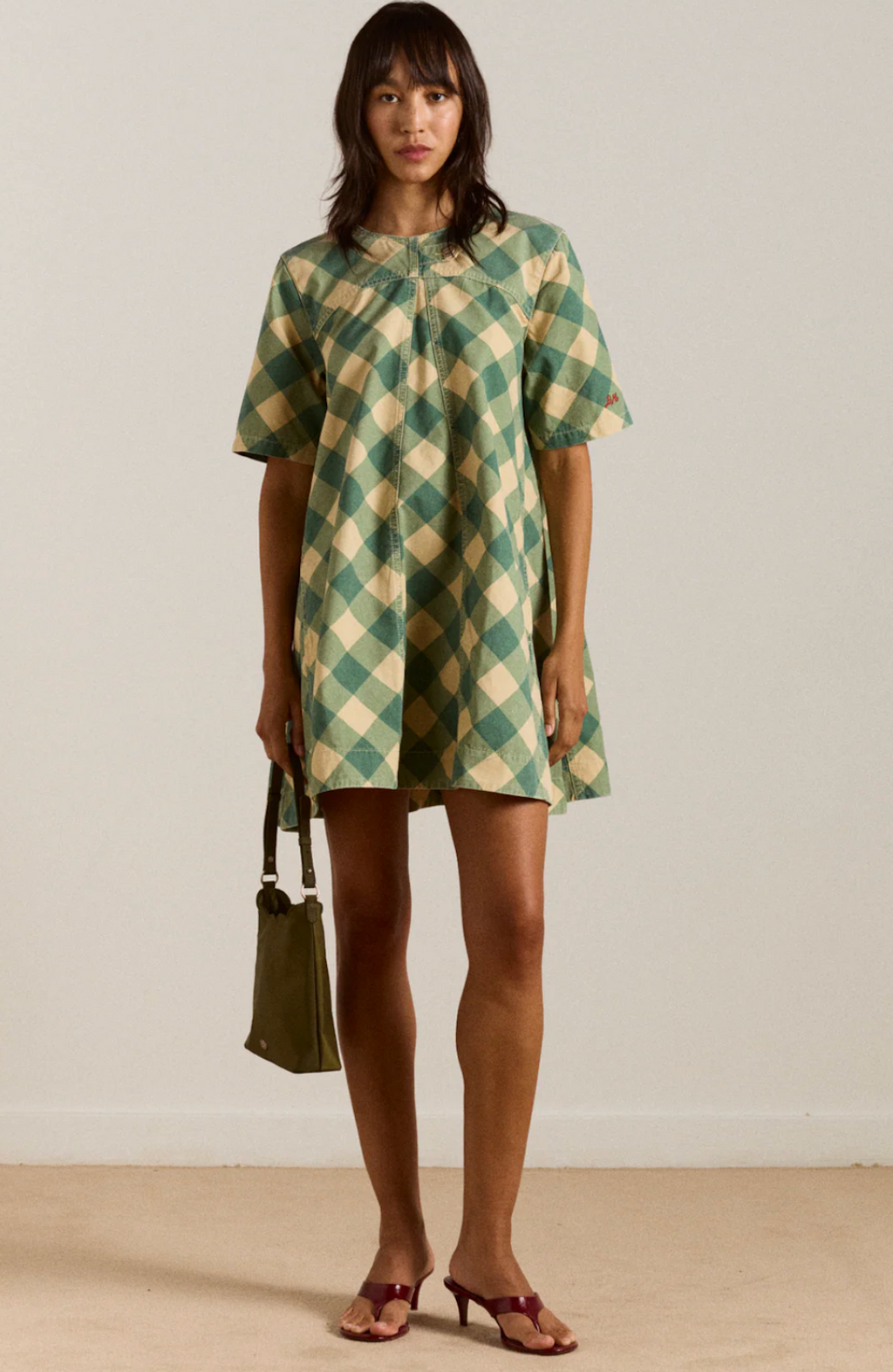 Bridget Check Mini Dress