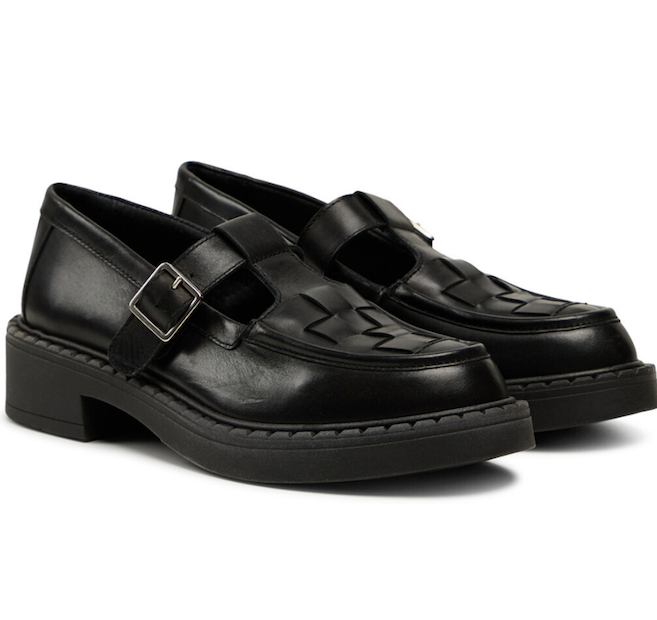 Black Leather Brogues