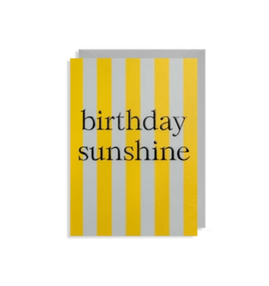 Birthday  Sunshine Card