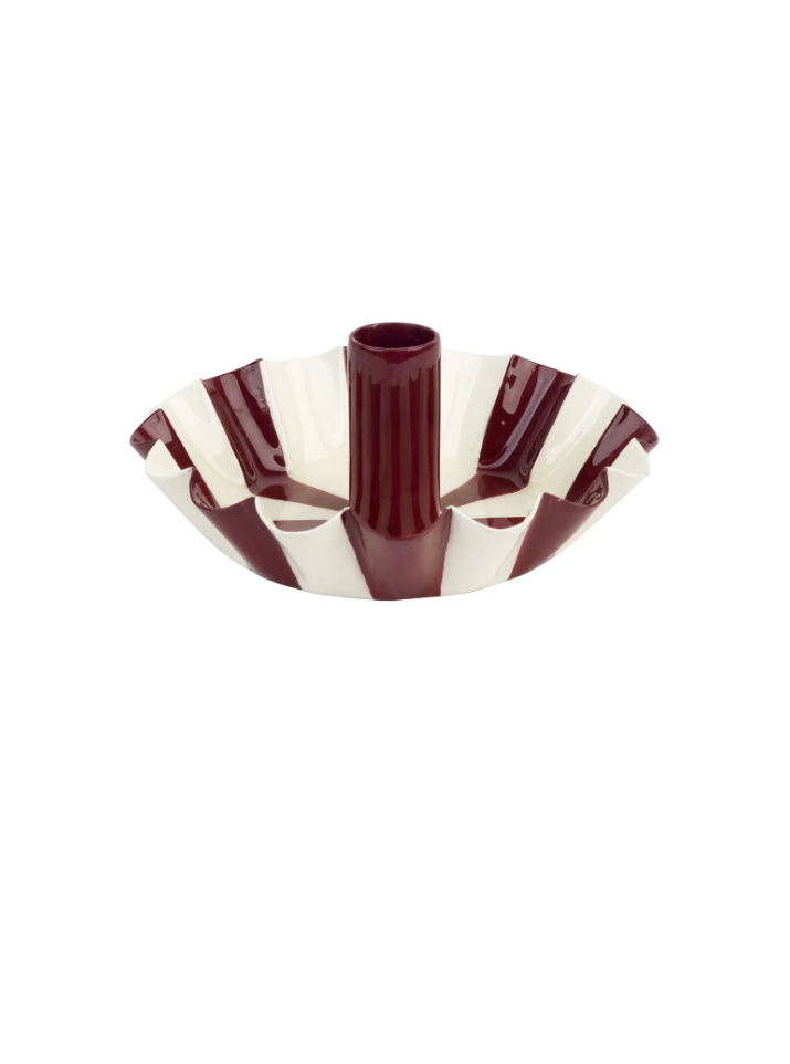 Scalloped Candle Holder