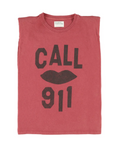 Sleeveless Call 911 t shirt
