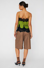 Green Lace Cami