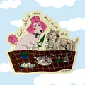 DRink Wine Glossy Sticker