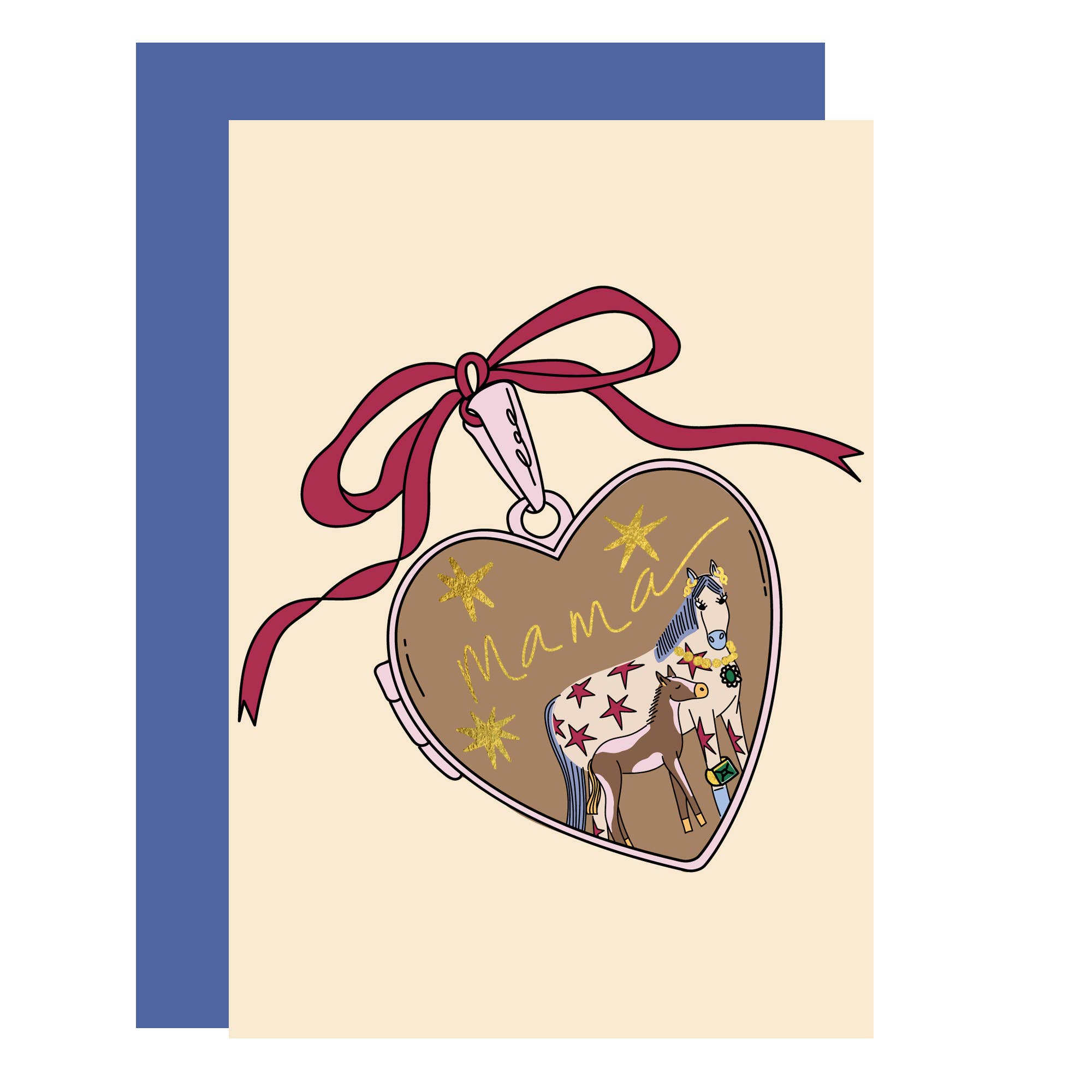 Mama Locket Card