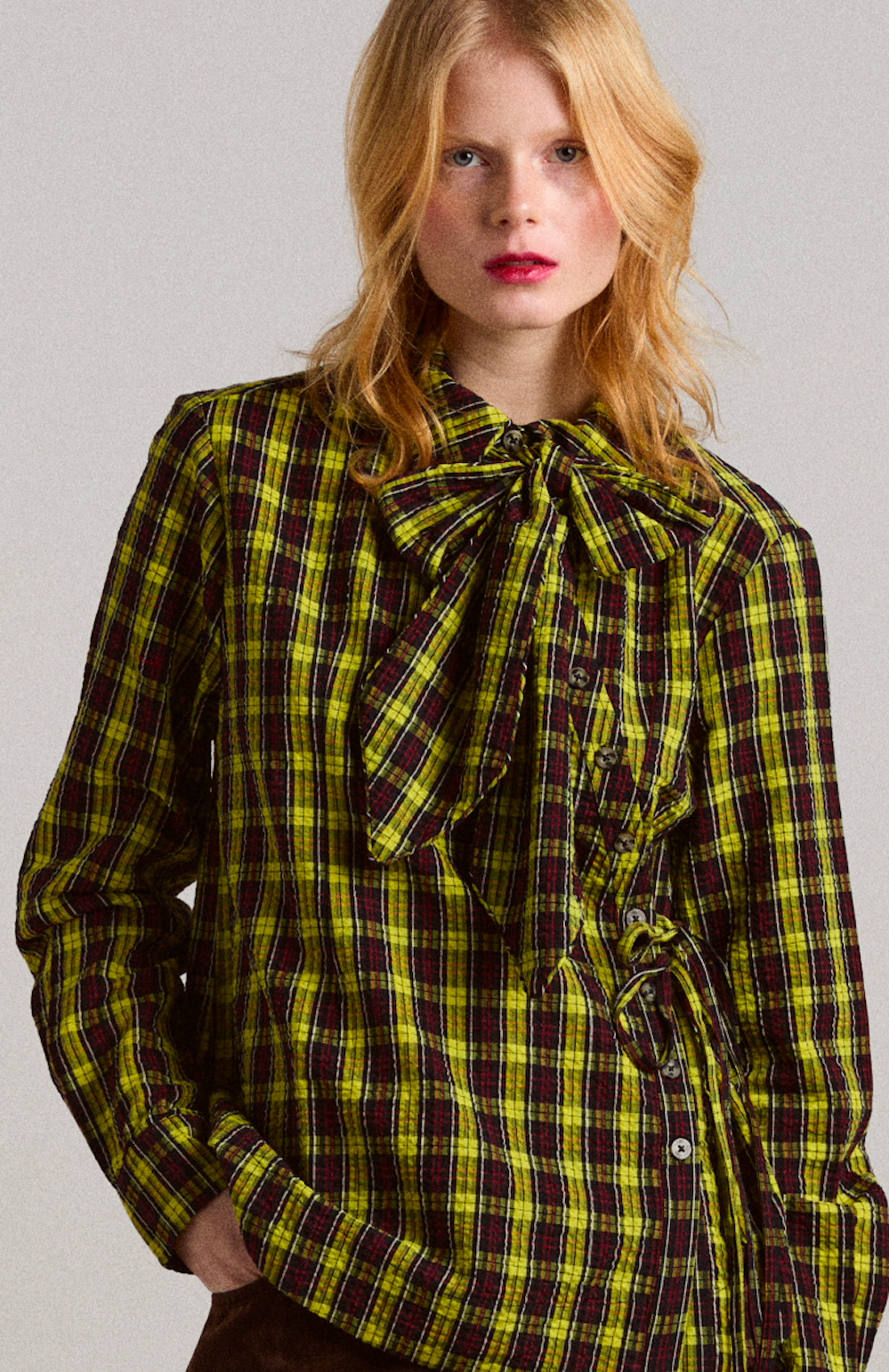 Robin Check Blouse