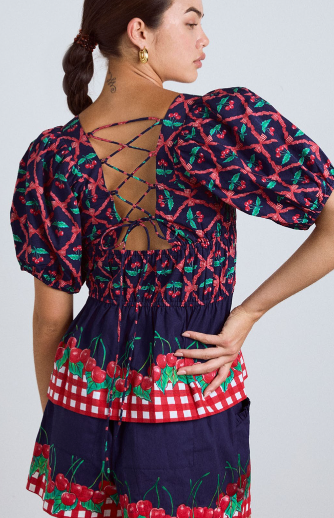 Allegra Cherry Pie Blouse