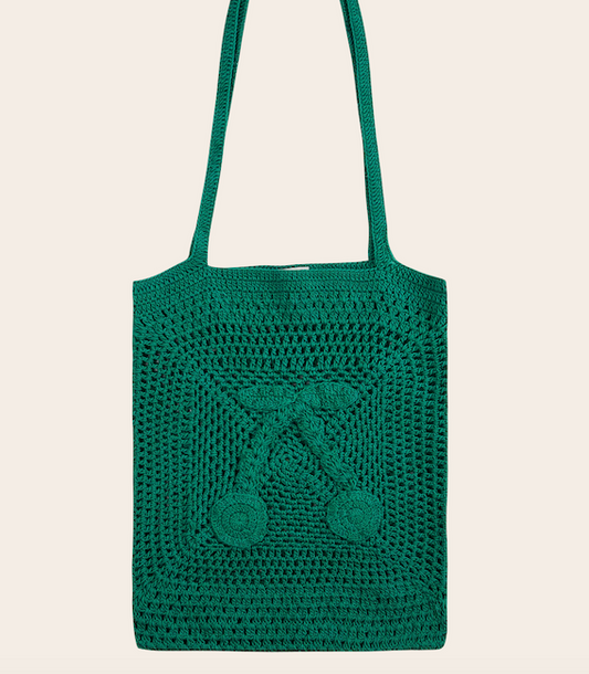 Cherry Crochet Bag