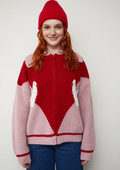 Red Chicken Cardigan
