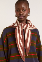 Stripe Triangle Scarf