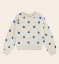 Coffee Cup Blue Sweatshirt