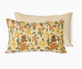 Yellow Flowers Oblong Cushion