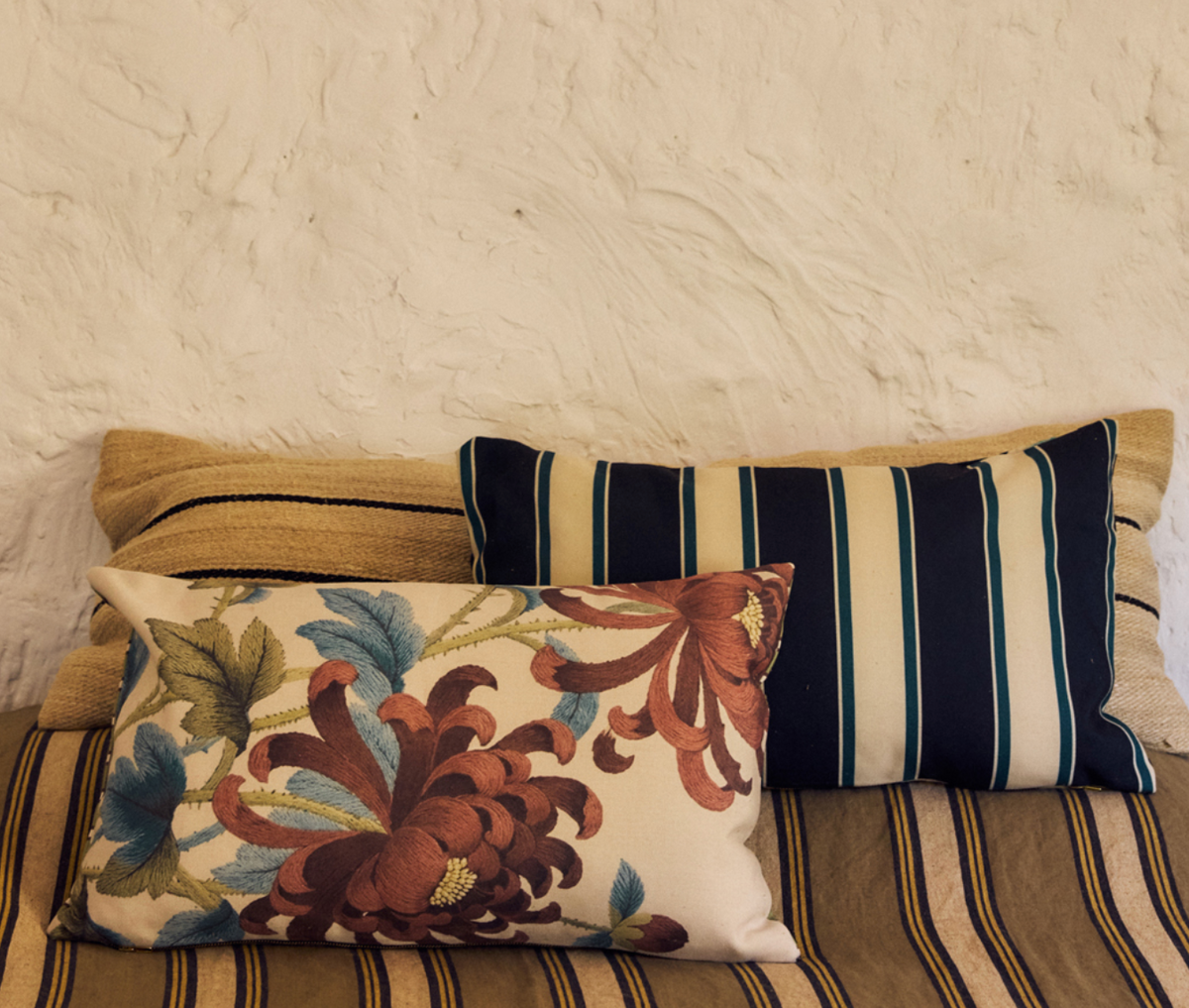 Flowers Oblong Cushion