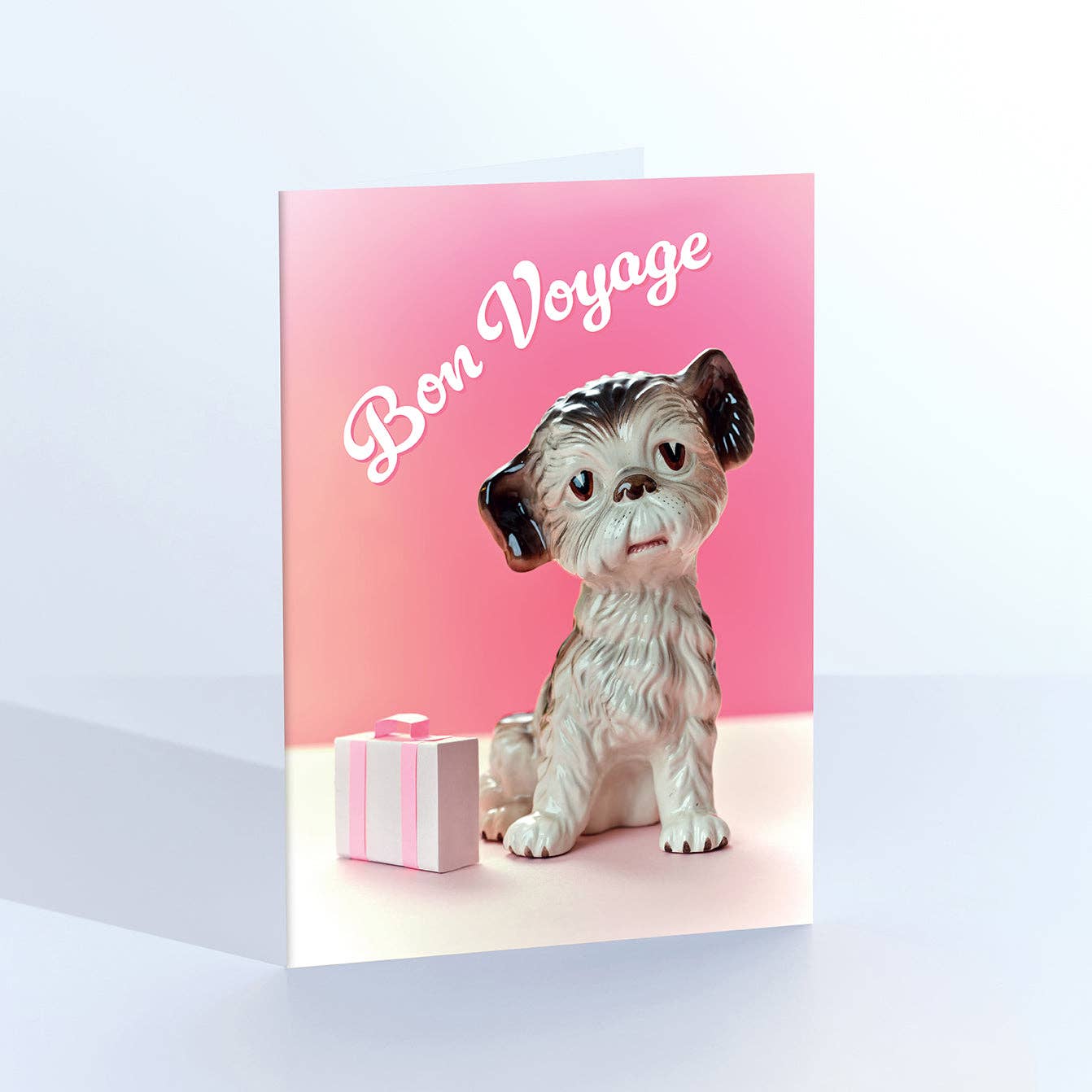 Bon Voyage Dog Card