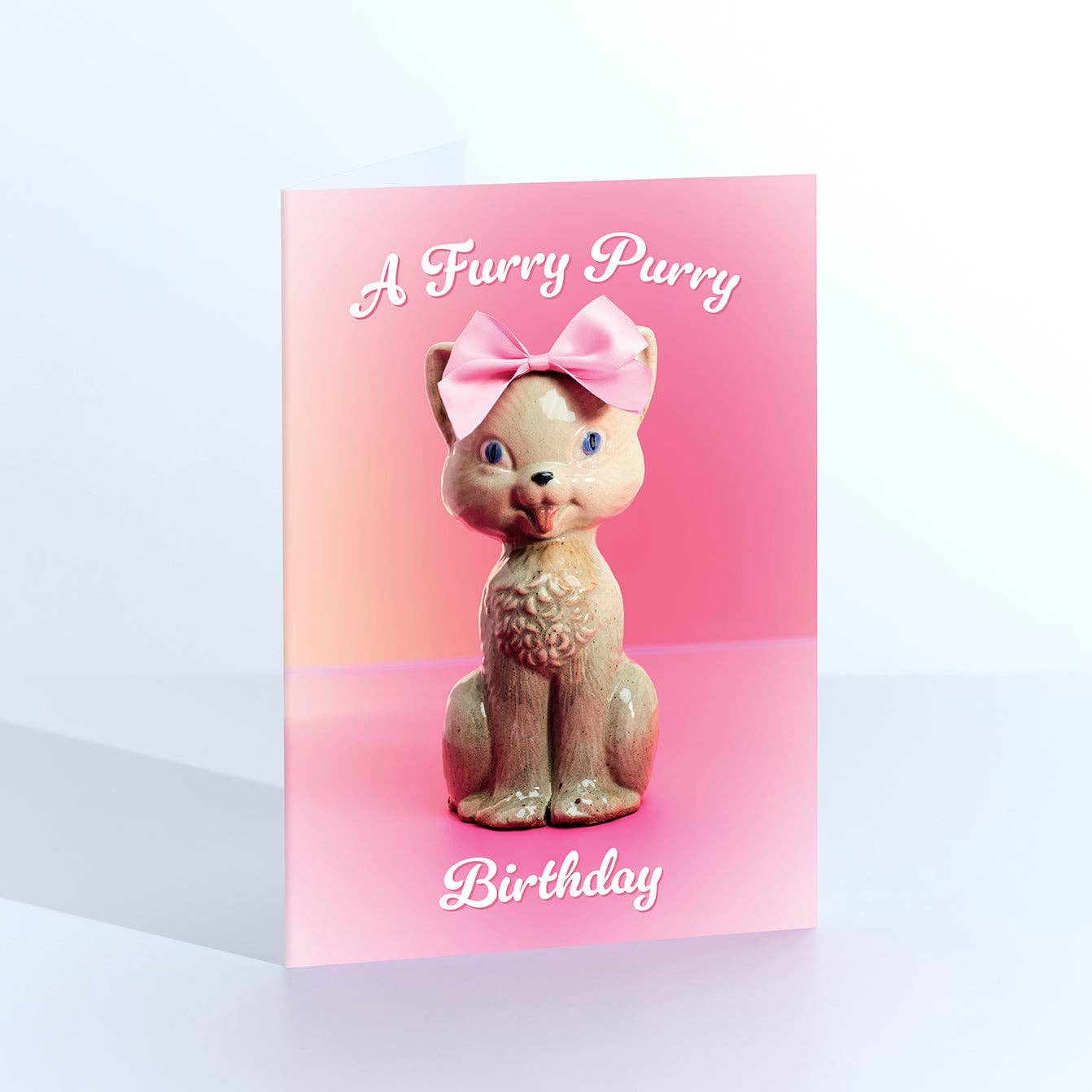 Furry Purry Birthday Card