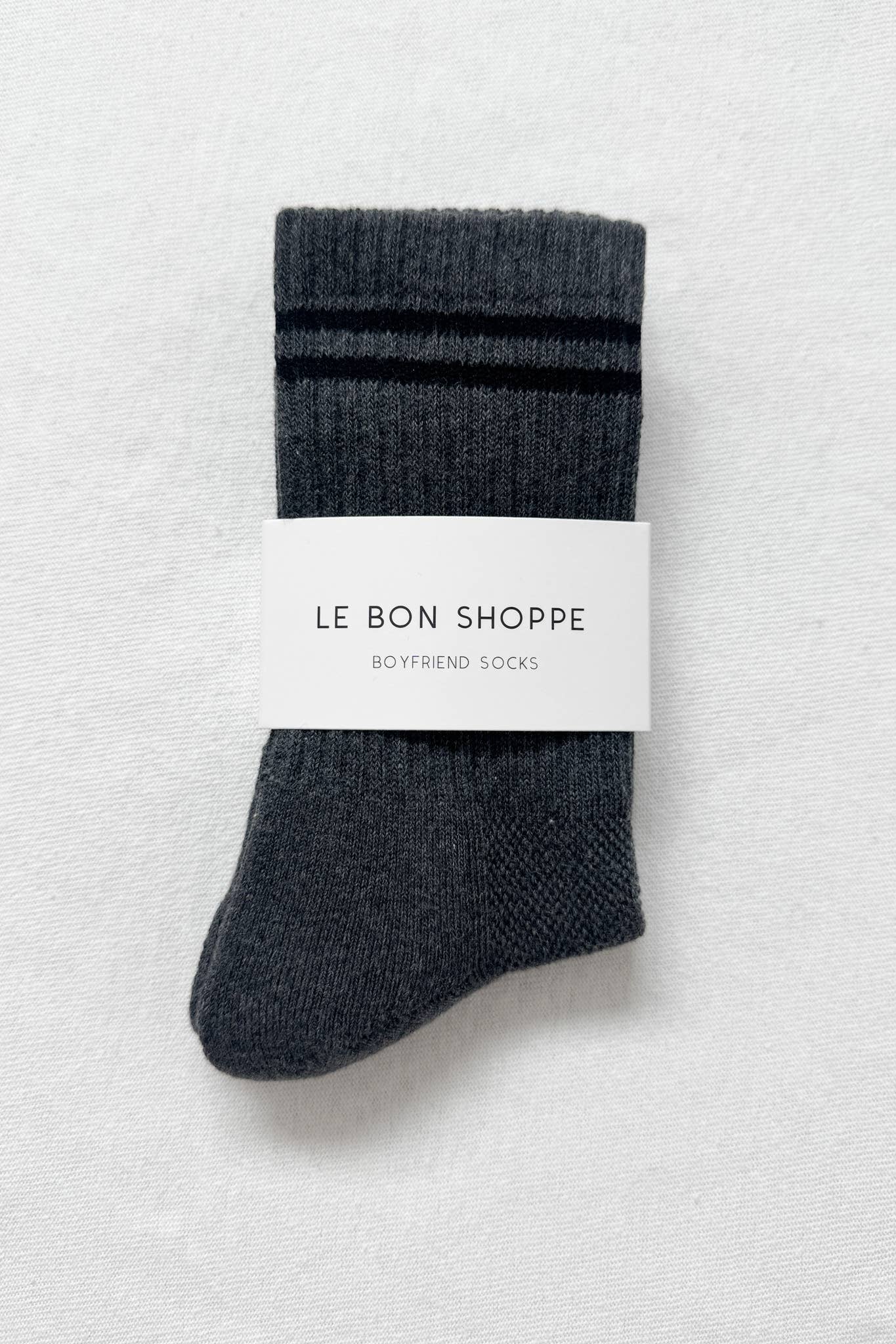 Boyfriend Socks Charcoal