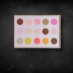 Risograph Print Pink Polka Palette