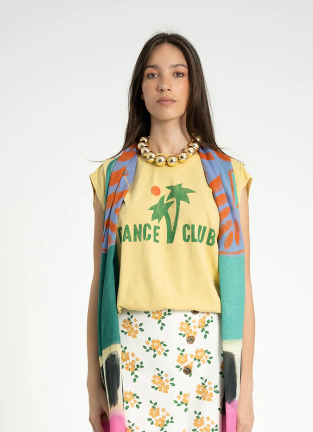 Dance Club Fitted Sleeveless t Shirt