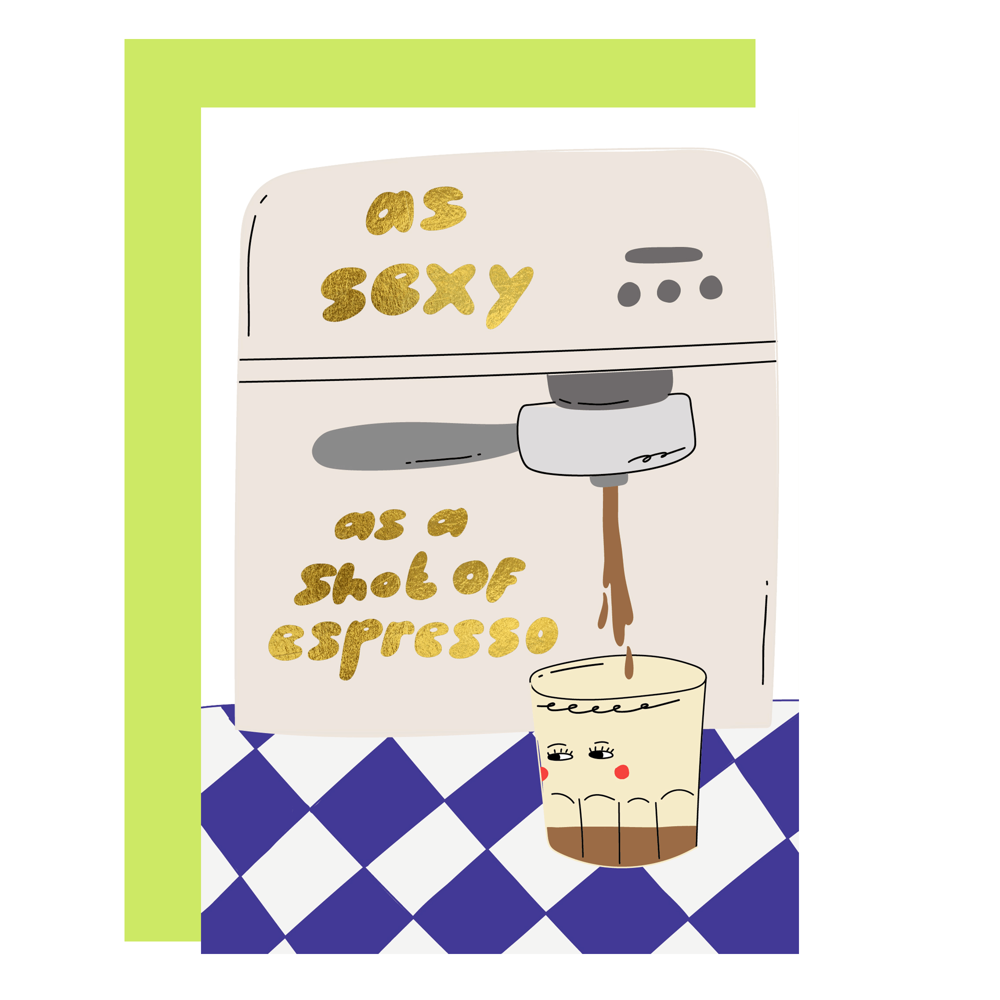 Shot of Espresso Card