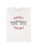 Double Trouble Ecru t shirt