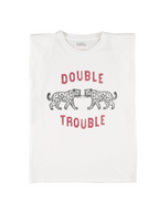 Double Trouble Ecru t shirt