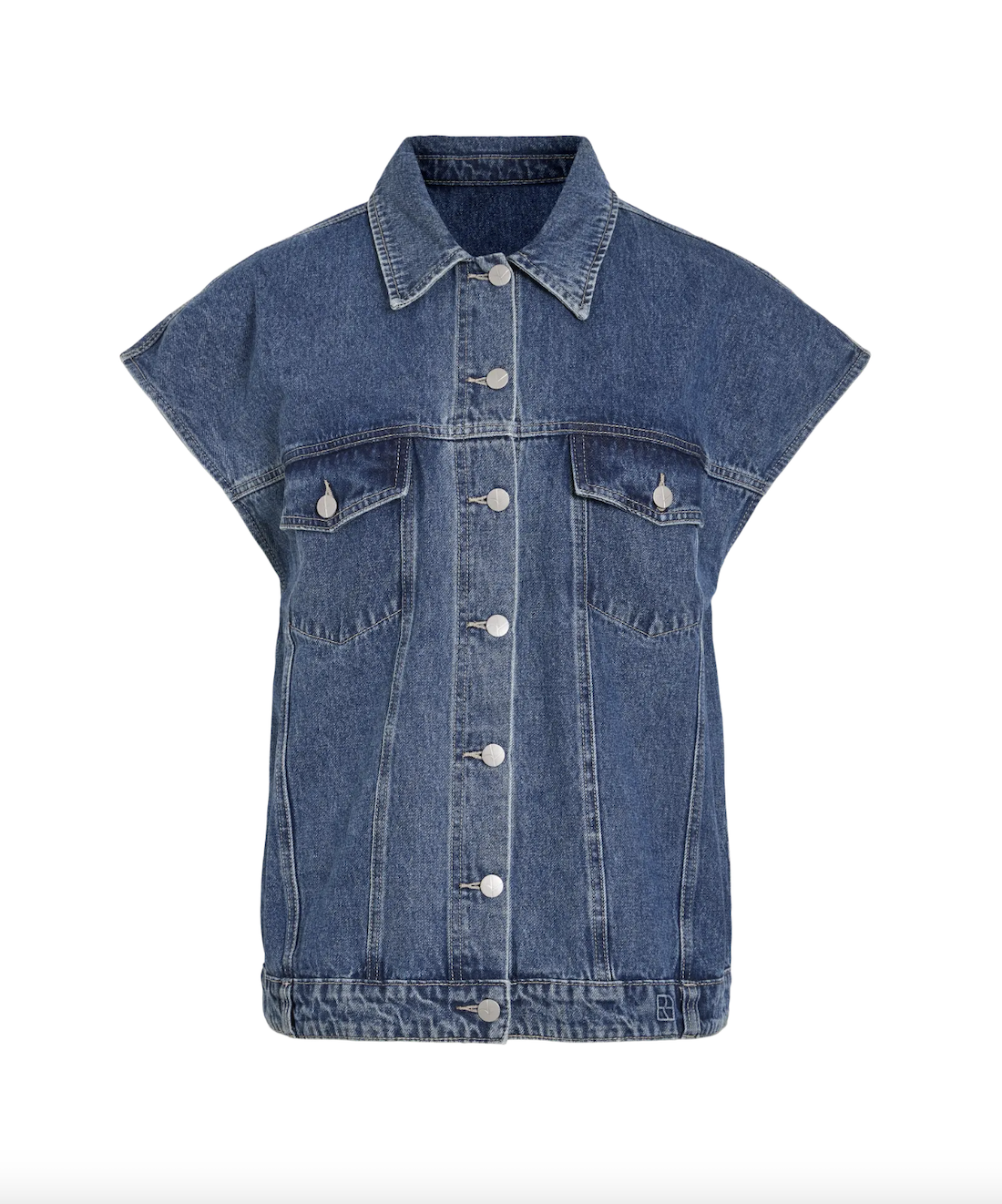 Mid Denim Gilet