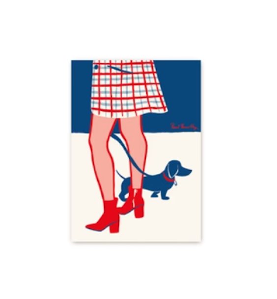 Dachsund Post Card