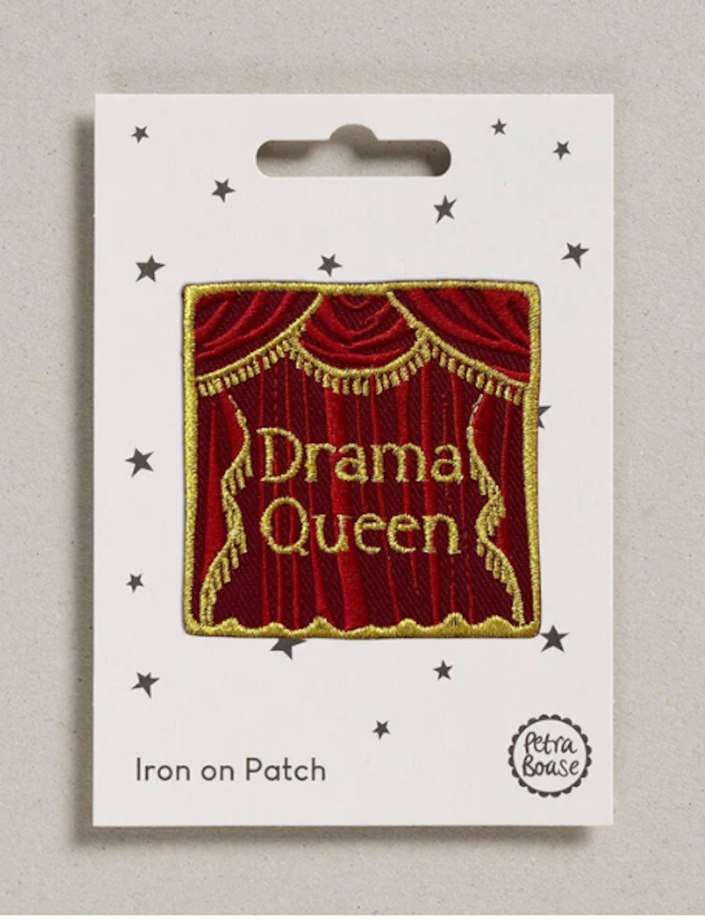 Drama Queen Iron on Patch